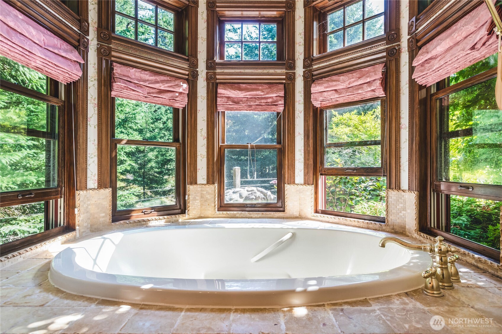 1656 Eagle Ridge Road Orcas Island, WA 98245 - Photo 22 of 40 a white bath tub sitting in front of a window