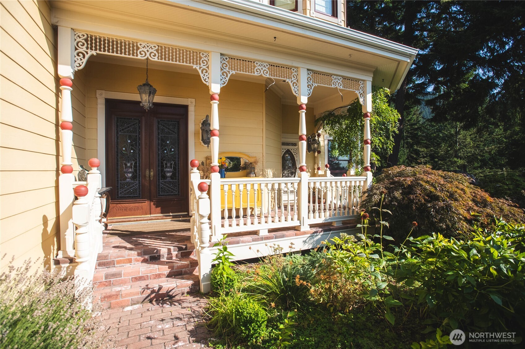 1656 Eagle Ridge Road Orcas Island, WA 98245 - Photo 5 of 40 front view of a house with a porch