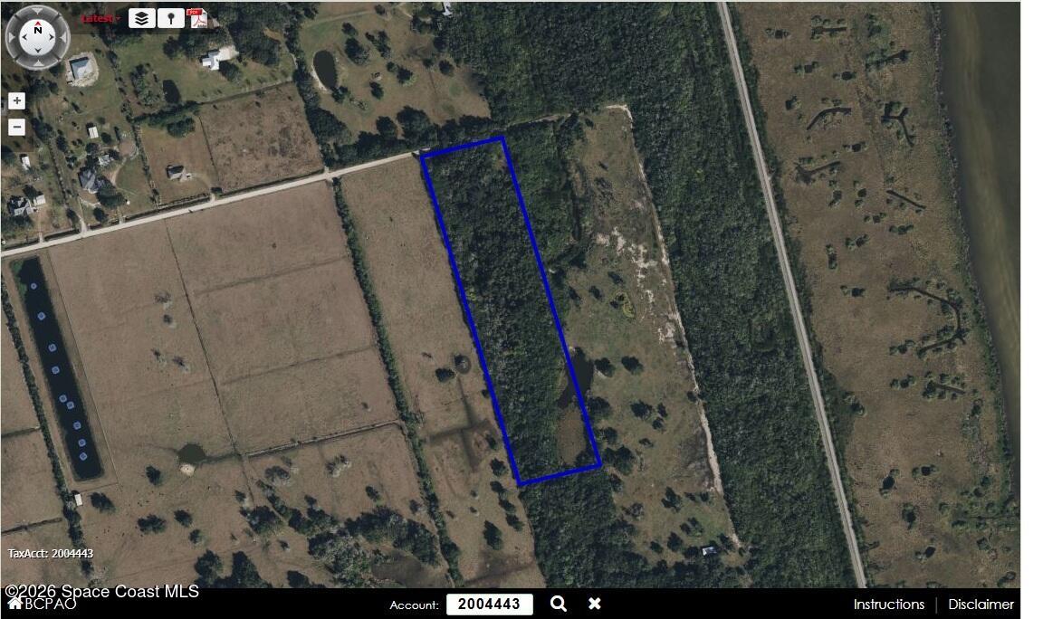 0 Flounder Creek Road Mims, FL 32754 - Photo 11 of 11 BCPAO Tax acct 2004443 aerial