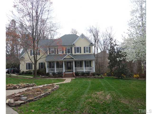 4500 Laurel Hills Road Raleigh, NC 27612 - Photo 1 of 18 FRONT VIEW FROM MIDDLE OF CUL-DE-SAC!