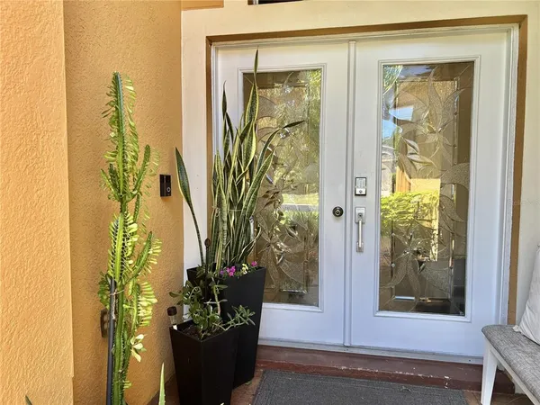 a view of a entryway