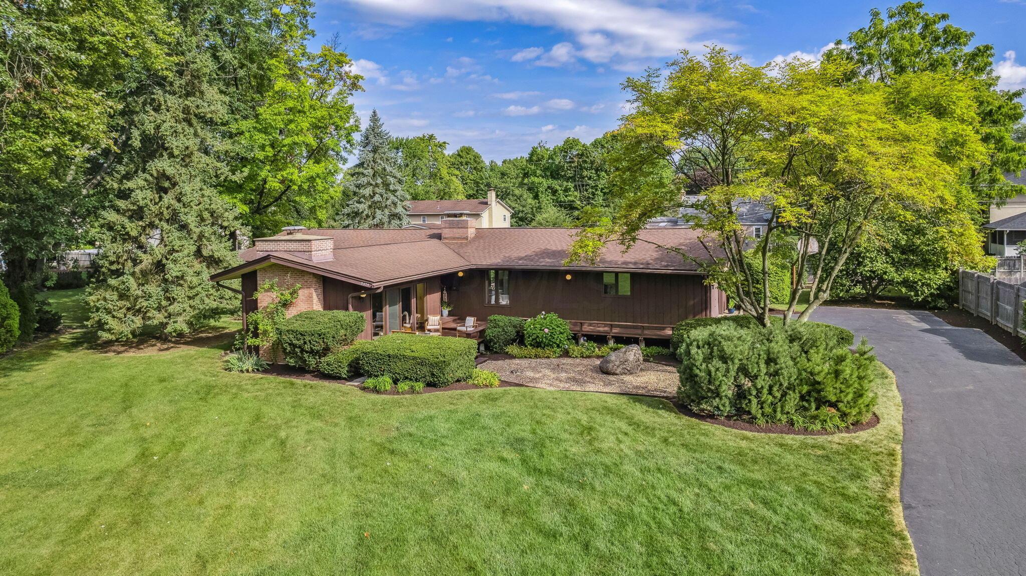 2474 Buckley Road Columbus, OH 43220 - Photo 65 of 73 Drone - Front of Home