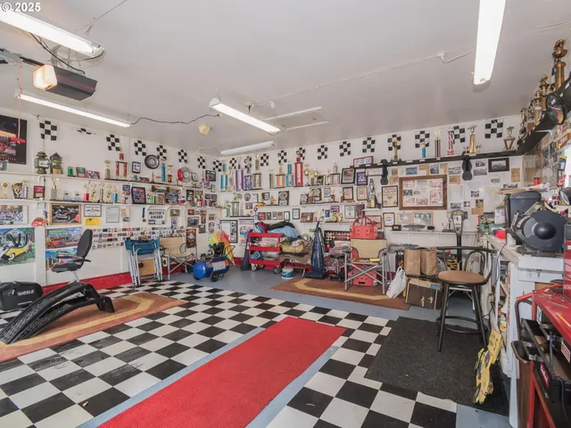 a view of storage and utility room