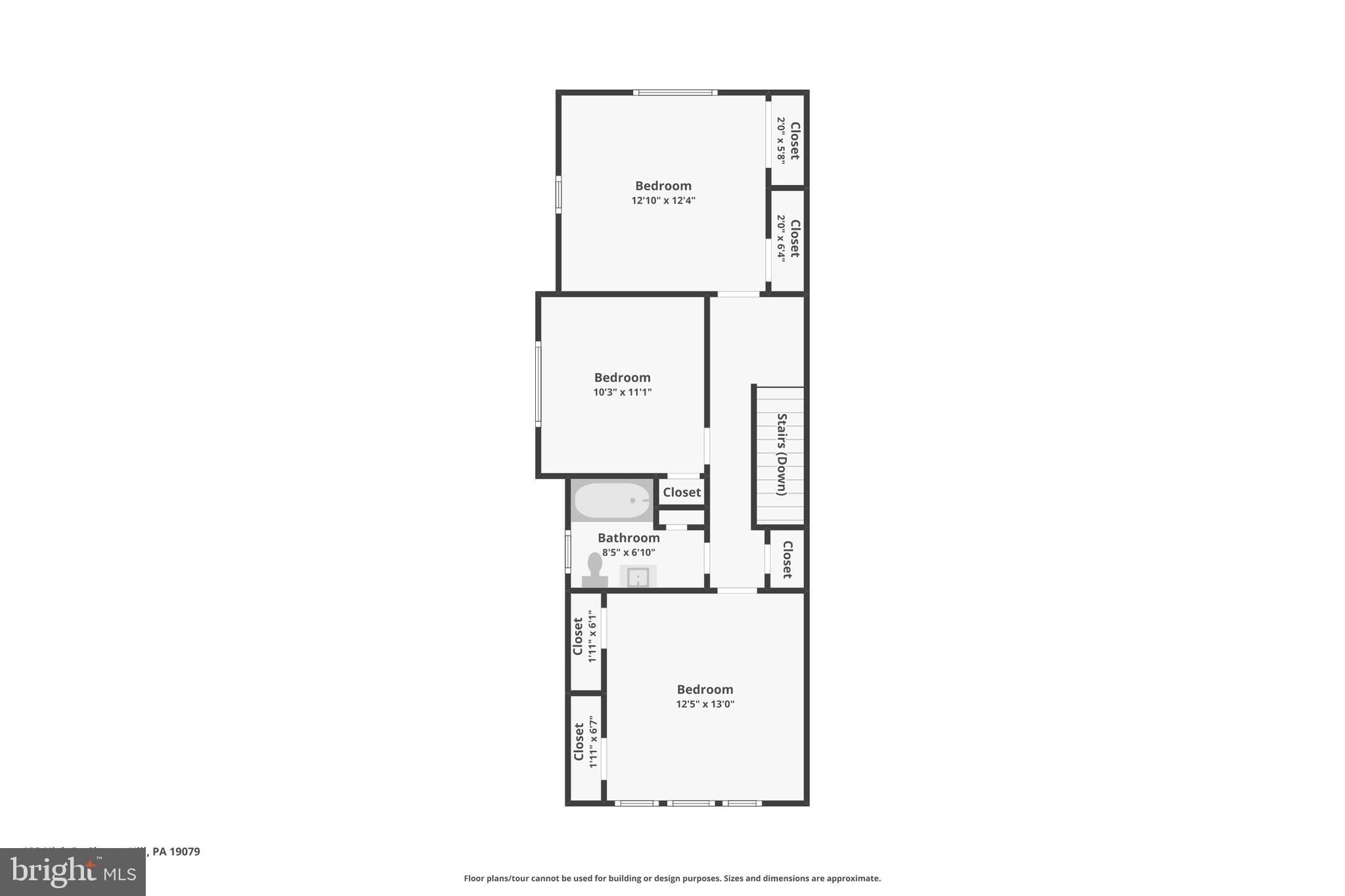 133 High Street Sharon Hill, PA 19079 - Photo 43 of 45 a picture of floor plan