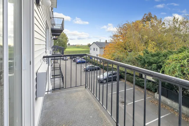 a view of balcony with staircase