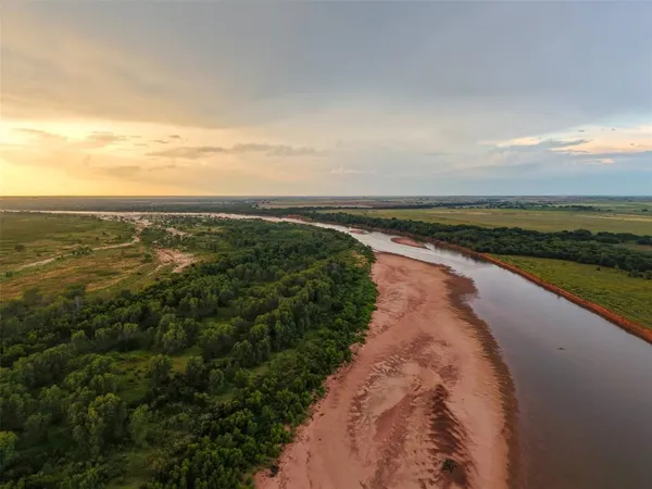 a view of a lake with outdoor space
