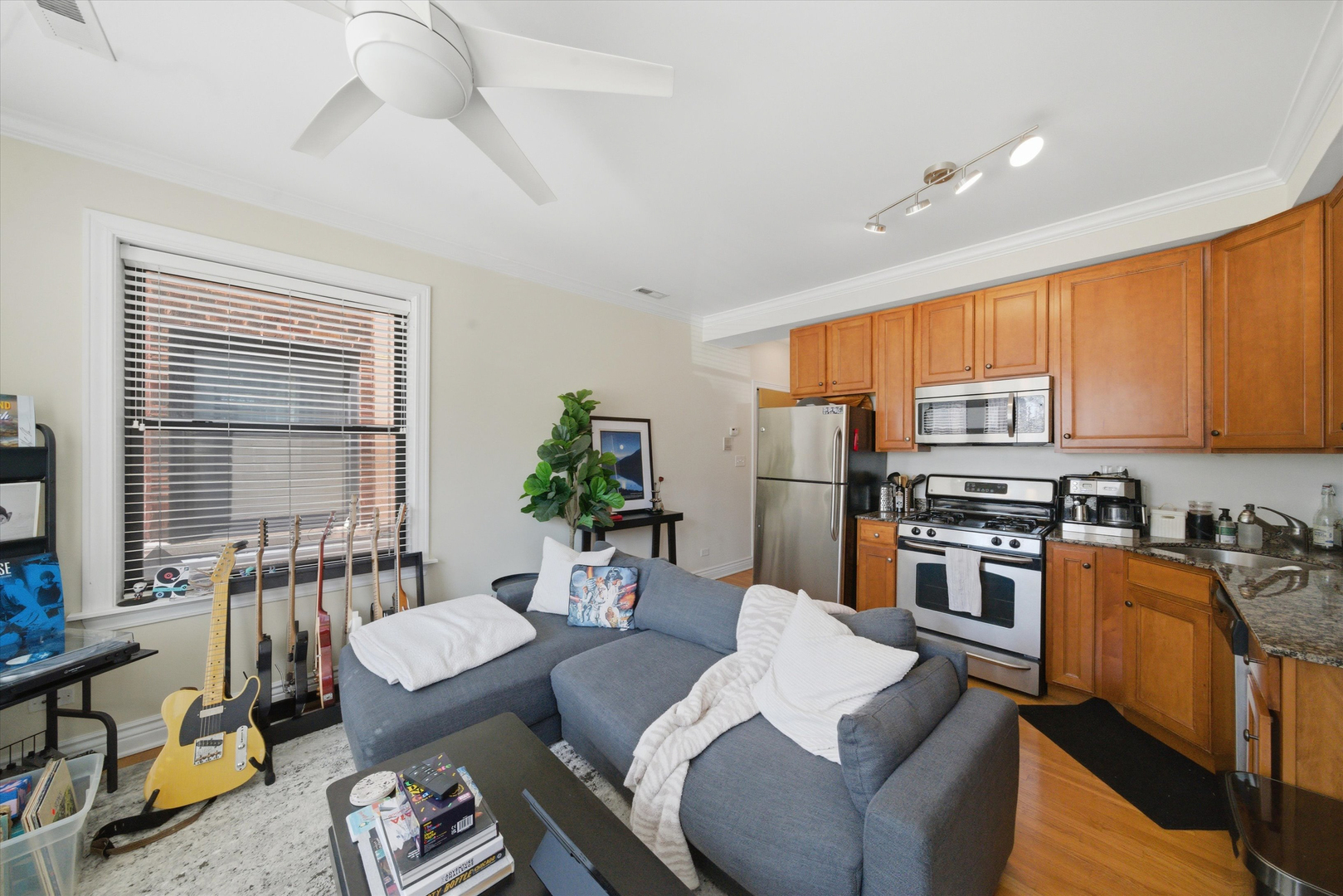 548 West Deming Place, Unit 1 Chicago, IL 60614 - Photo 5 of 11 a living room with furniture and a window