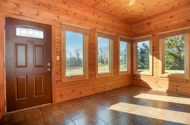 a view of a entryway door front of house