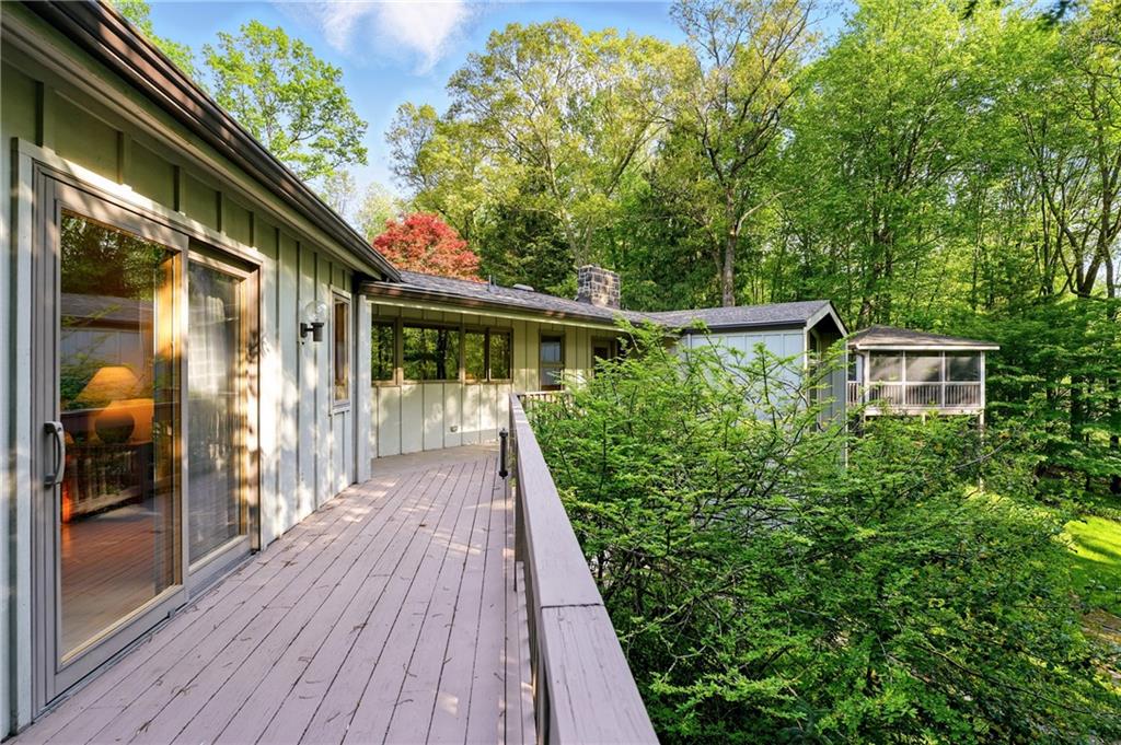 314 Winters Road Butler, PA 16002 - Photo 47 of 50 a balcony with wooden floor and outdoor seating