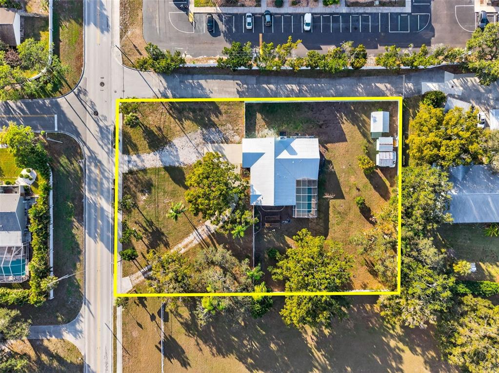 11945 74th Avenue Seminole, FL 33772 - Photo 47 of 47 aerial view of a house with a swimming pool
