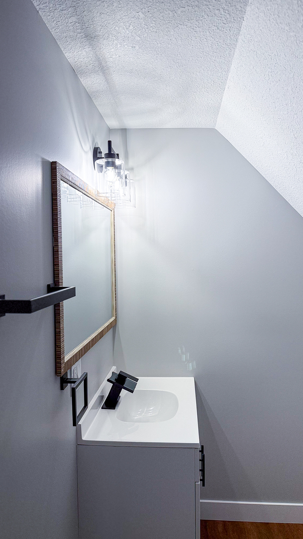 103 2nd Street Broadlands, IL 61816 - Photo 32 of 55 a bathroom with a sink vanity and mirror