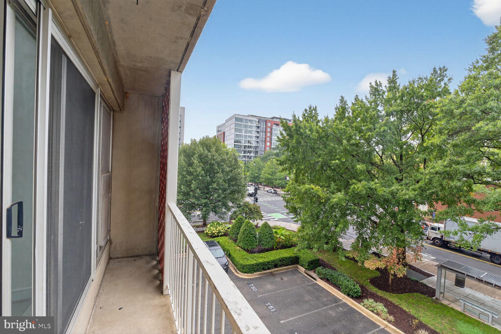 800 4th Street Southwest, Unit S221 Washington, DC 20024 - Photo 11 of 19 a view of a balcony with an outdoor space