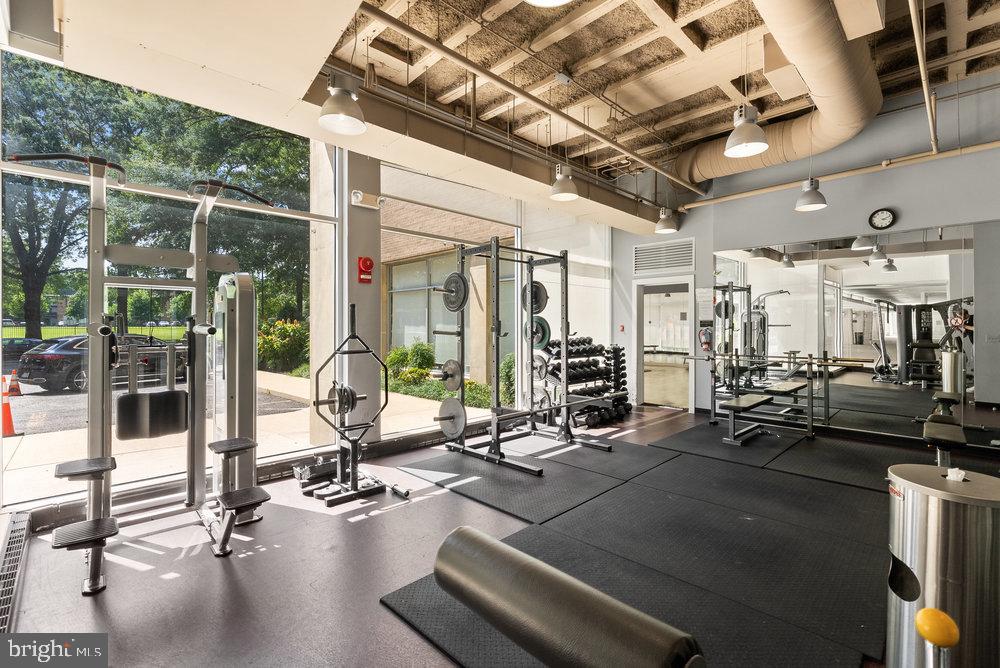 800 4th Street Southwest, Unit S221 Washington, DC 20024 - Photo 17 of 19 a view of a room with gym equipment