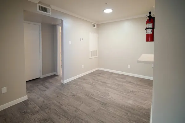 a view of an empty room