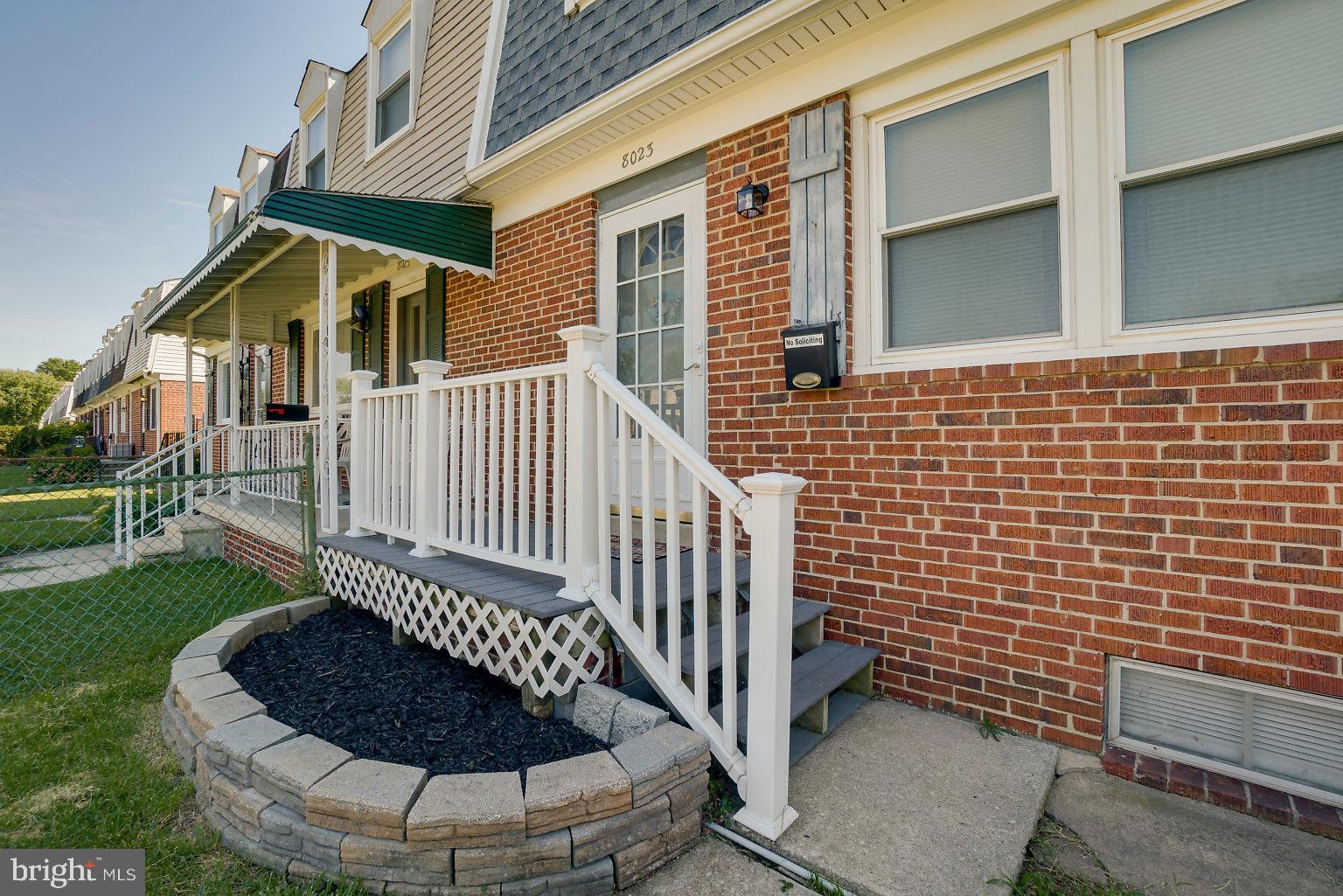 8023 Stratman Road Baltimore, MD 21222 - Photo 4 of 37 front entrance