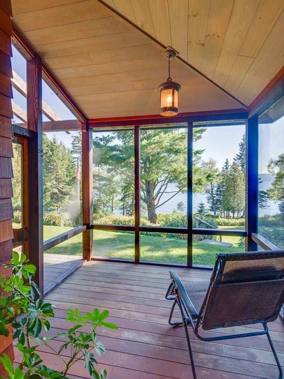 118 Wigton Road Rangeley, ME 04970 - Photo 20 of 35 Screened seating area off bedroom