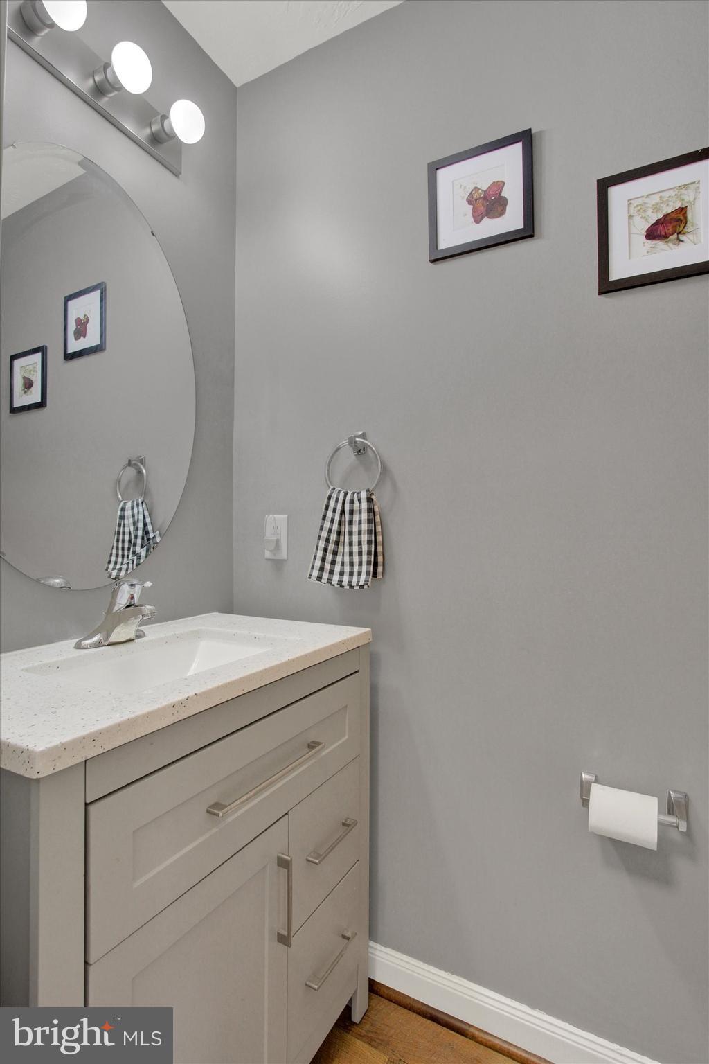 88 Clover Run Abbottstown, PA 17301 - Photo 7 of 15 a bathroom with a sink and a mirror