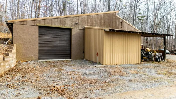 a car parked in front of a building