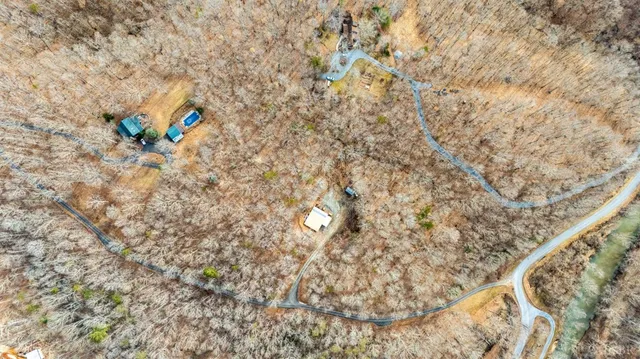 a view of a outdoor space with mountain view