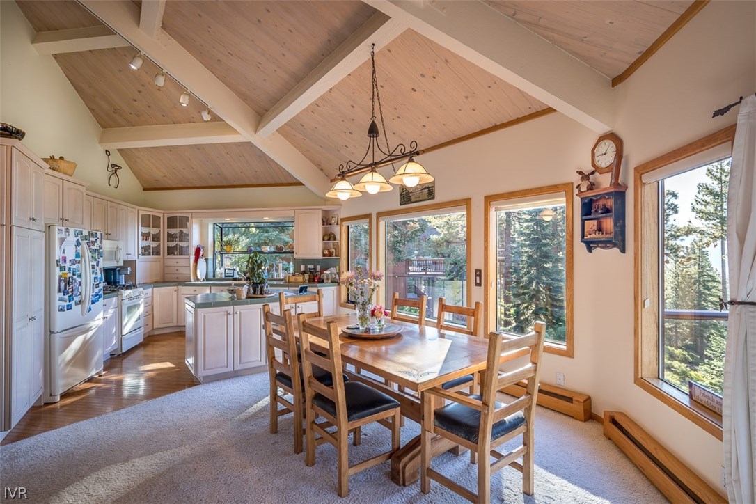 583 Fallen Leaf Way Incline Village, NV 89451 - Photo 4 of 30 a view of a dining room with furniture window and outside view