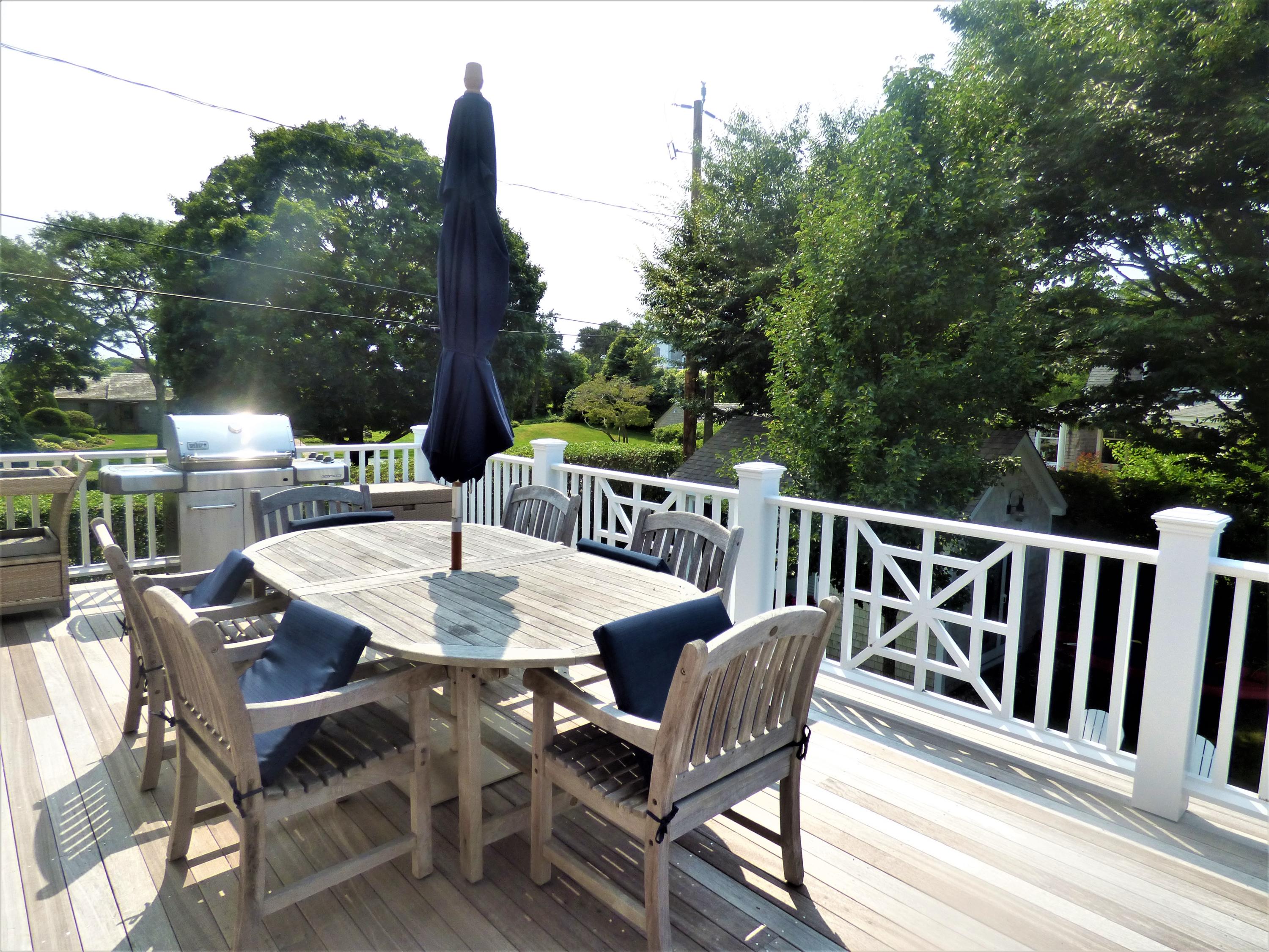 38 Mill Pond Road Chatham, MA 02633 - Photo 24 of 30 a view of a patio with a table and chairs
