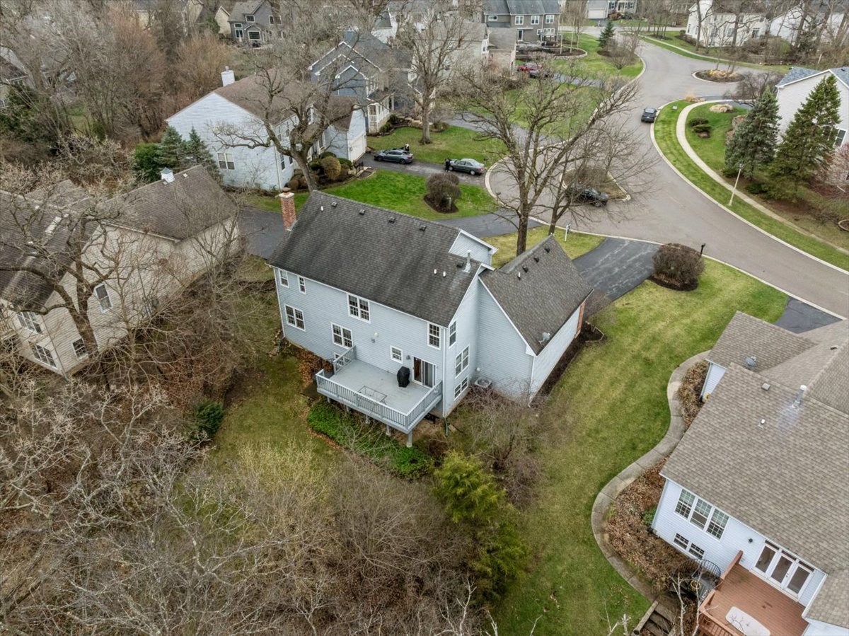 602 Birch Lane Fox River Grove, IL 60021 - Photo 34 of 37 an aerial view of a house with outdoor space