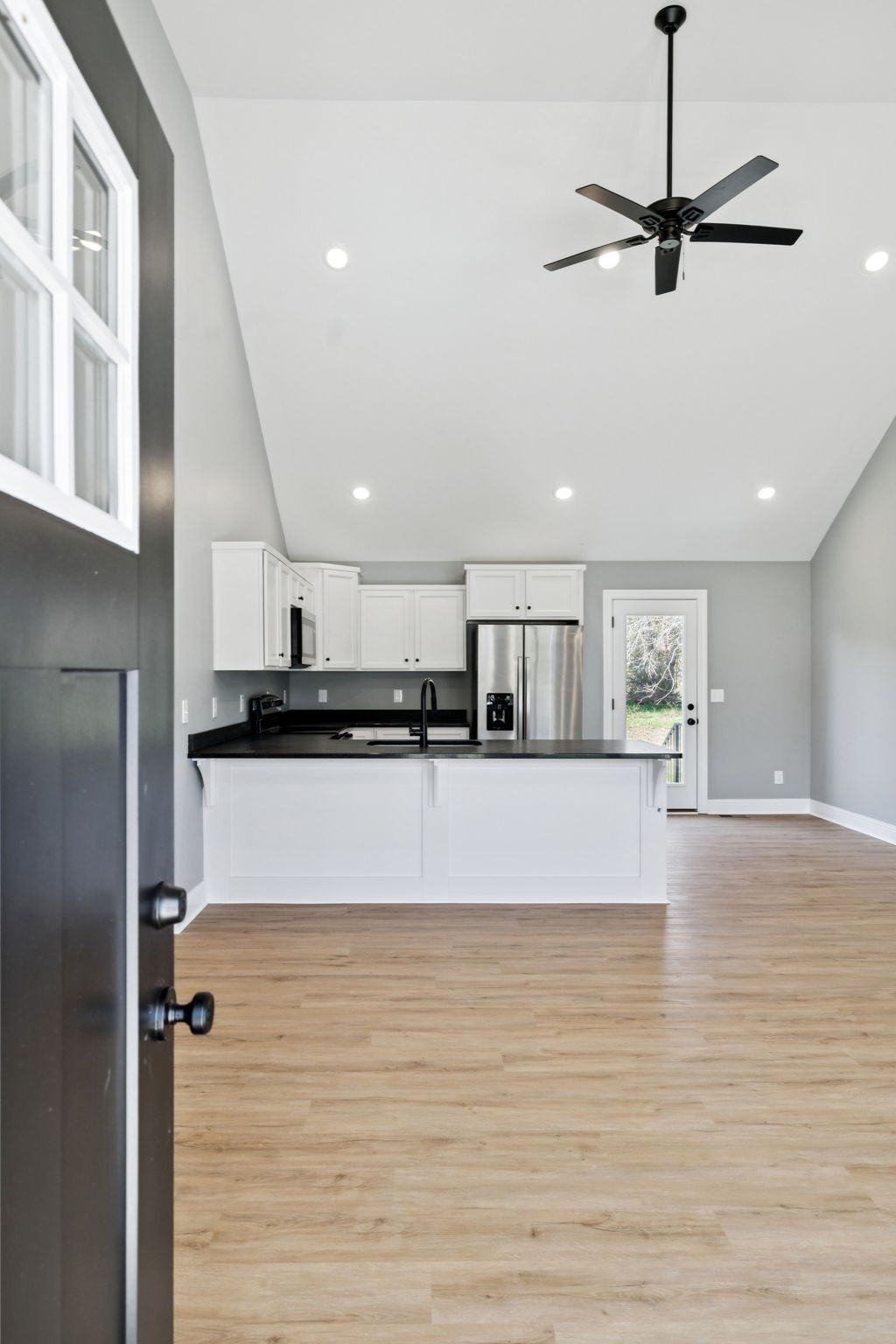 1578 Big Dry Creek Road Pulaski, TN 38478 - Photo 14 of 45 a view of kitchen with stainless steel appliances granite countertop refrigerator sink and stove