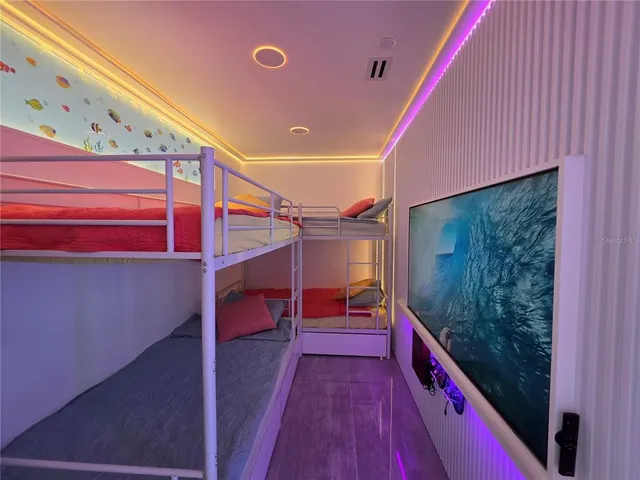 a view of balcony with furniture