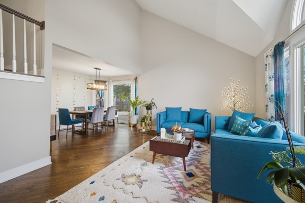 2936 Sandalwood Road Buffalo Grove, IL 60089 - Photo 5 of 40 a living room with furniture and wooden floor