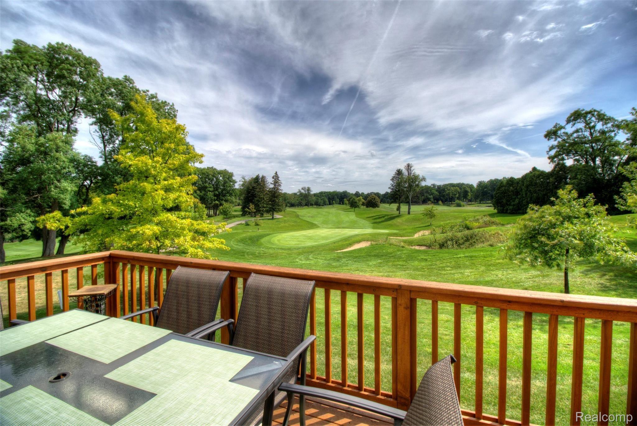 26548 Valhalla Drive, Unit 7 Farmington, MI 48331 - Photo 23 of 30 Million Dollar View from Deck - Completely Private
