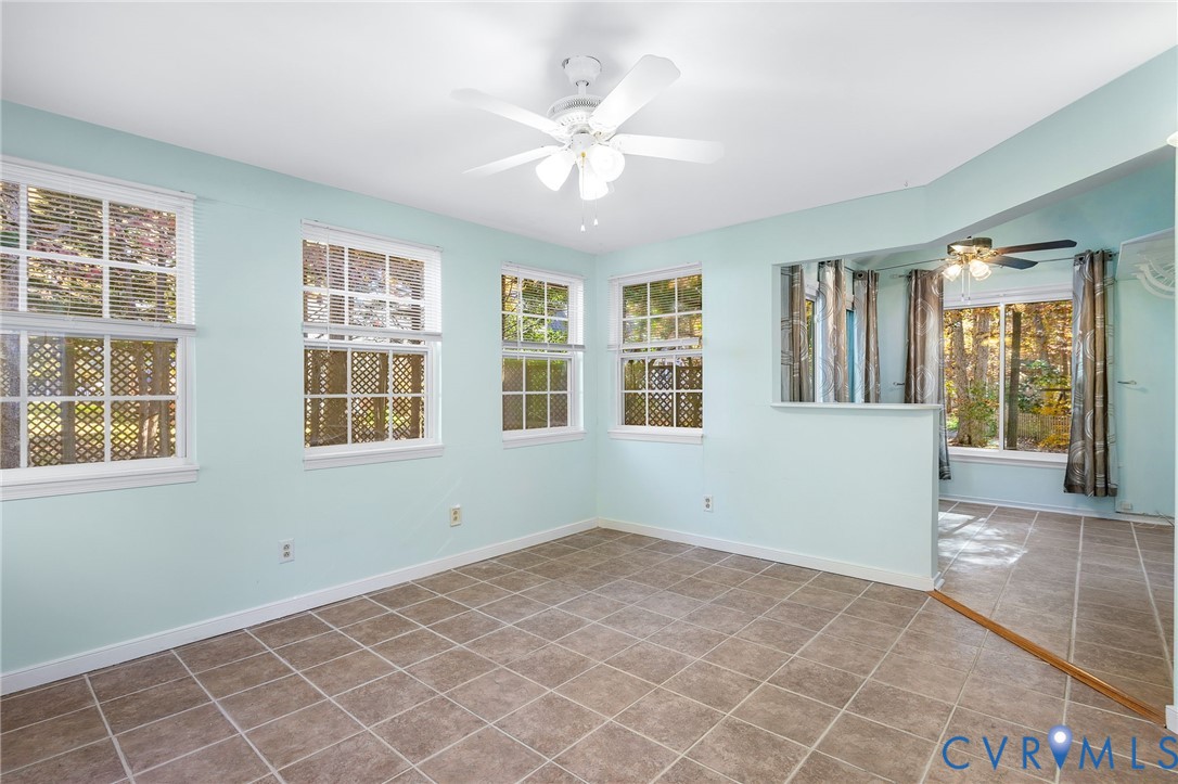 2411 Arrowood Road Midlothian, VA 23112 - Photo 15 of 34 an empty room with windows and ceiling fan