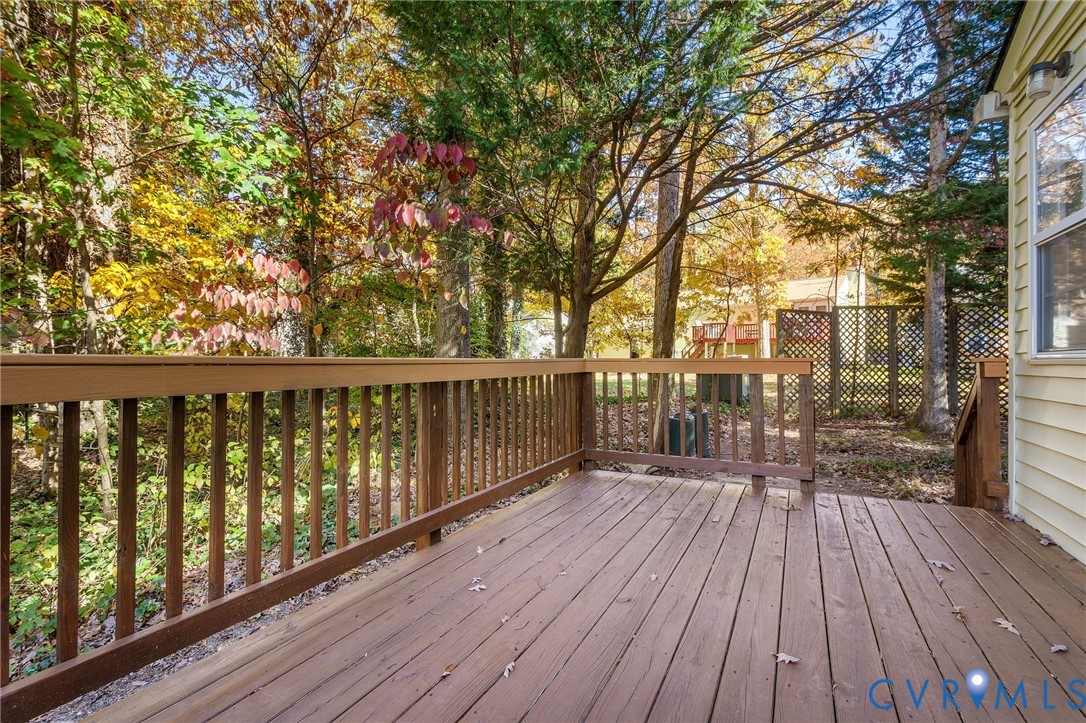 2411 Arrowood Road Midlothian, VA 23112 - Photo 22 of 34 a view of balcony with wooden floor