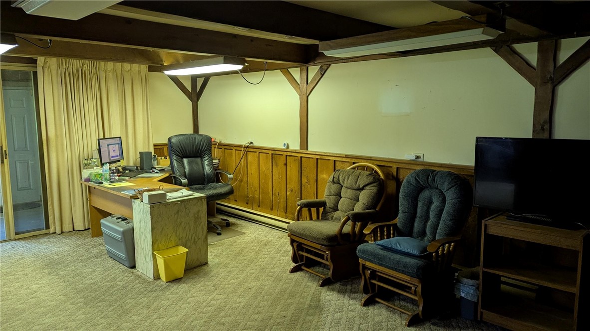 158 Cross Road Otego, NY 13825 - Photo 38 of 50 Office area in L shaped room with sliding door lea