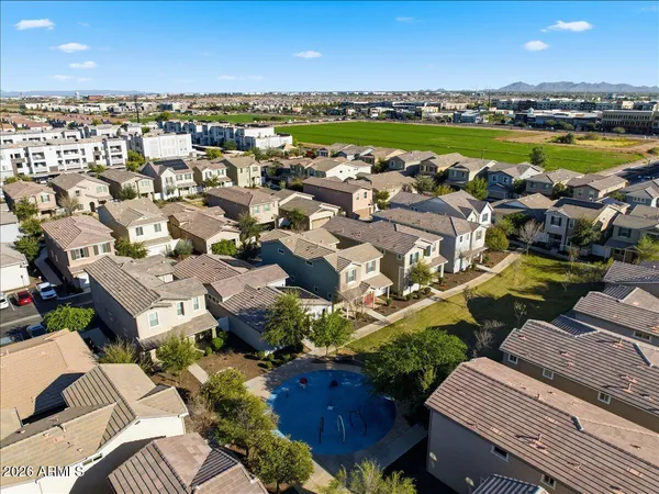 a view of an outdoor seating area
