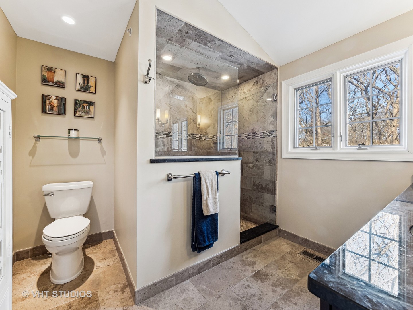 3143 Cuba Road Long Grove, IL 60047 - Photo 32 of 40 a bathroom with a toilet and a shower