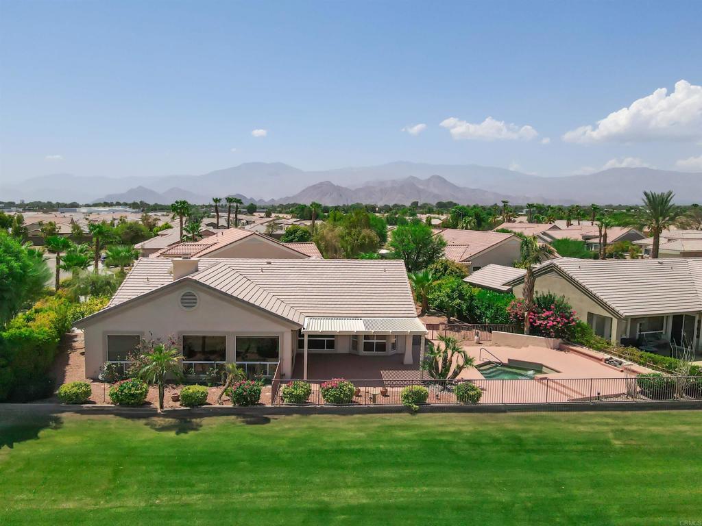 39303 Gleneagles Circle Palm Desert, CA 92211 - Photo 15 of 71 a aerial view of a house with garden