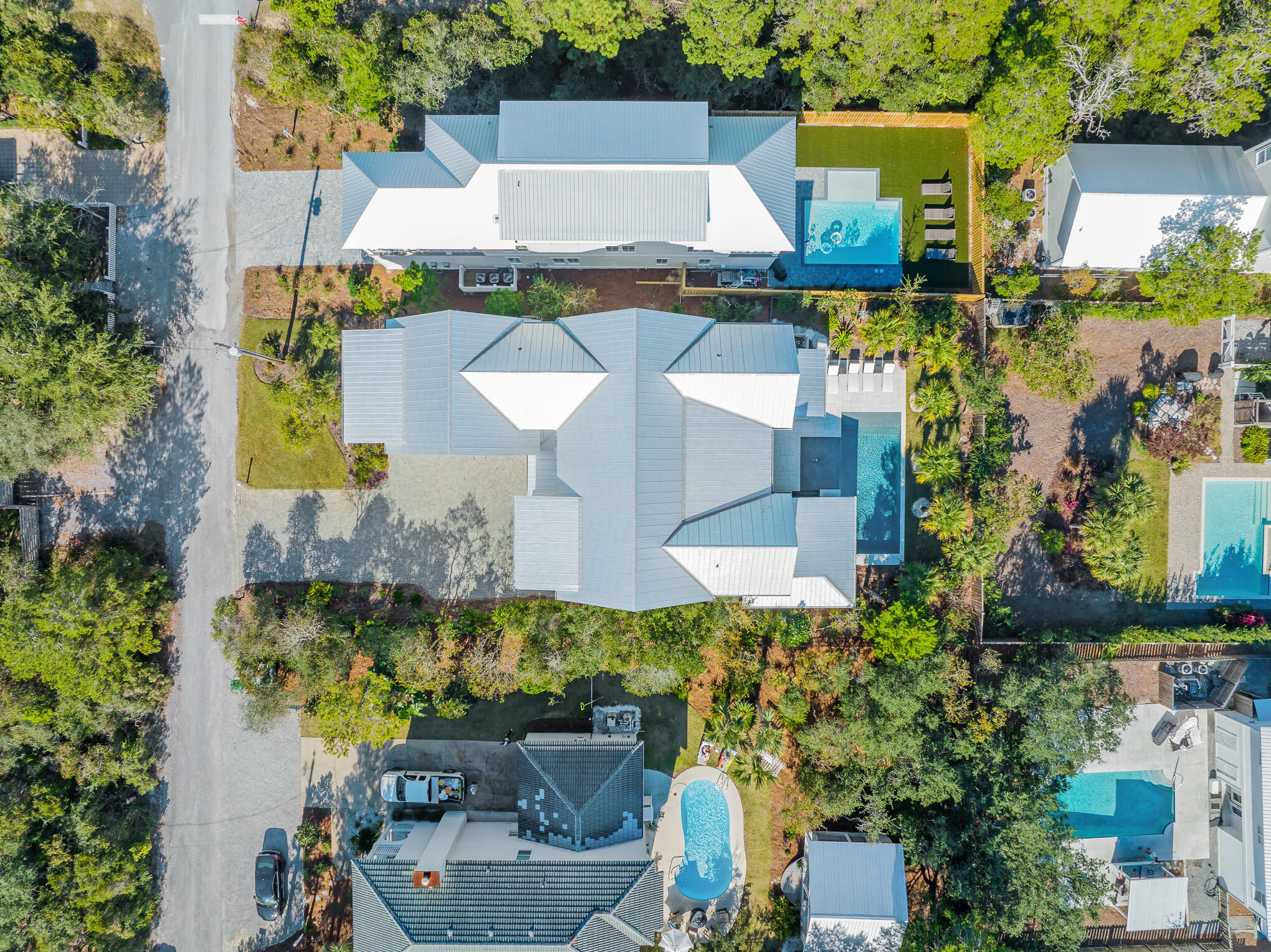 27 Sand Dunes Road Santa Rosa Beach, FL 32459 - Photo 64 of 74 an aerial view of a house with a yard