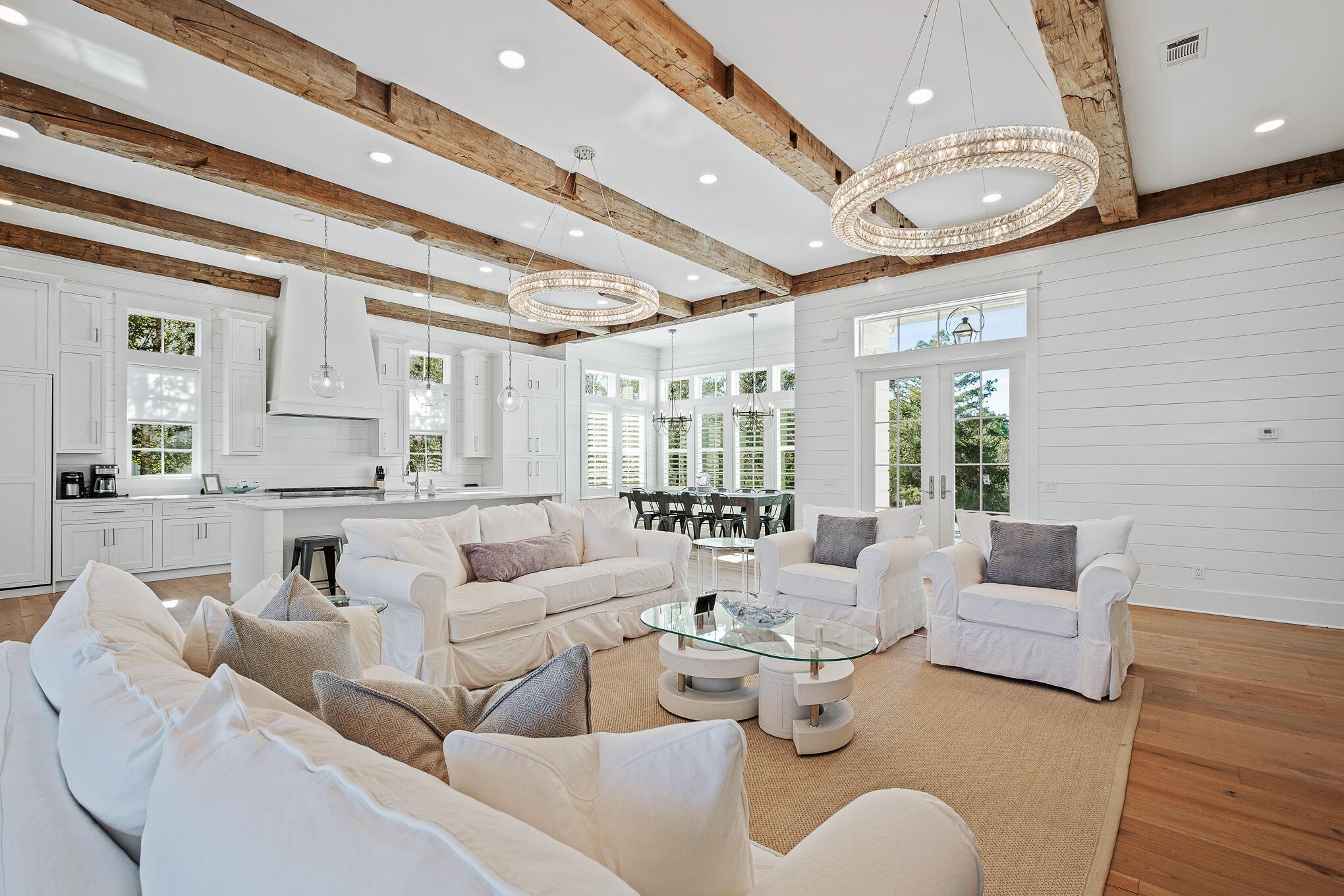 27 Sand Dunes Road Santa Rosa Beach, FL 32459 - Photo 10 of 74 a living room with furniture and a large window