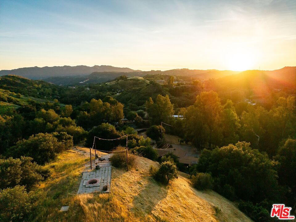 3100 Santa Maria Road Topanga, CA 90290 - Photo 51 of 66 an aerial view of residential house and outdoor space