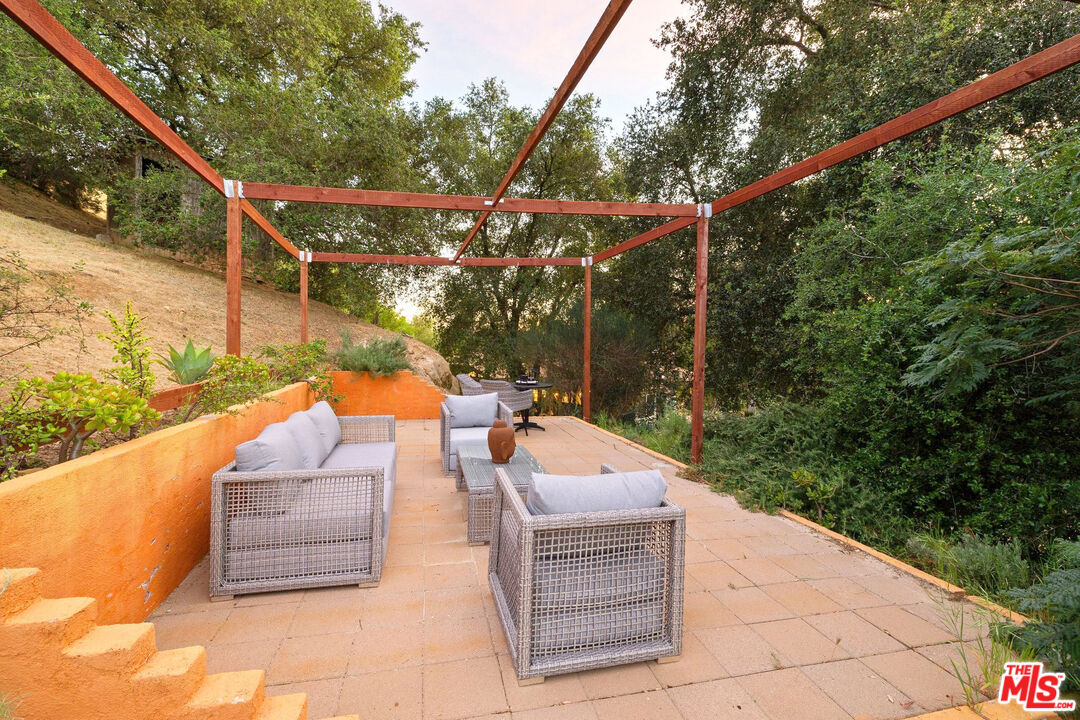 3100 Santa Maria Road Topanga, CA 90290 - Photo 53 of 66 a view of deck with patio