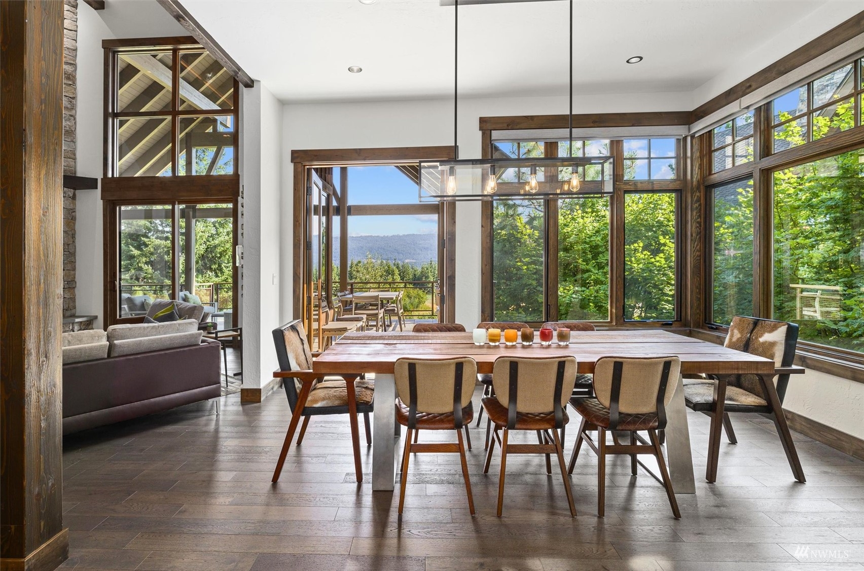 110 Queens Loop Cle Elum, WA 98922 - Photo 12 of 39 a view of a dining room with furniture window and outside view