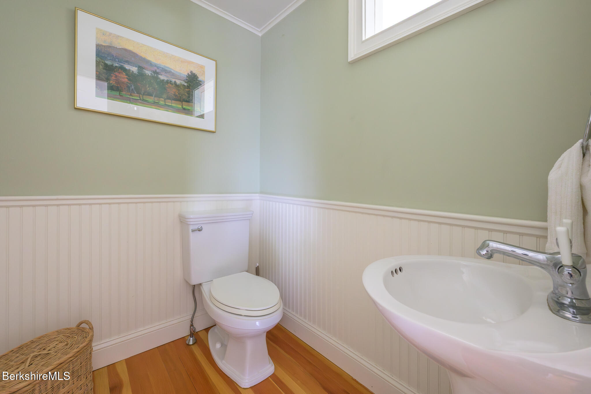 11 Sergeant Street Stockbridge, MA 01262 - Photo 19 of 52 a bathroom with a toilet and a sink