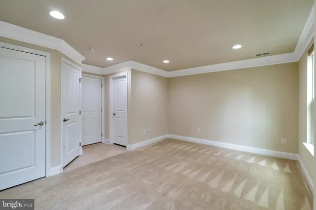 a view of an empty room