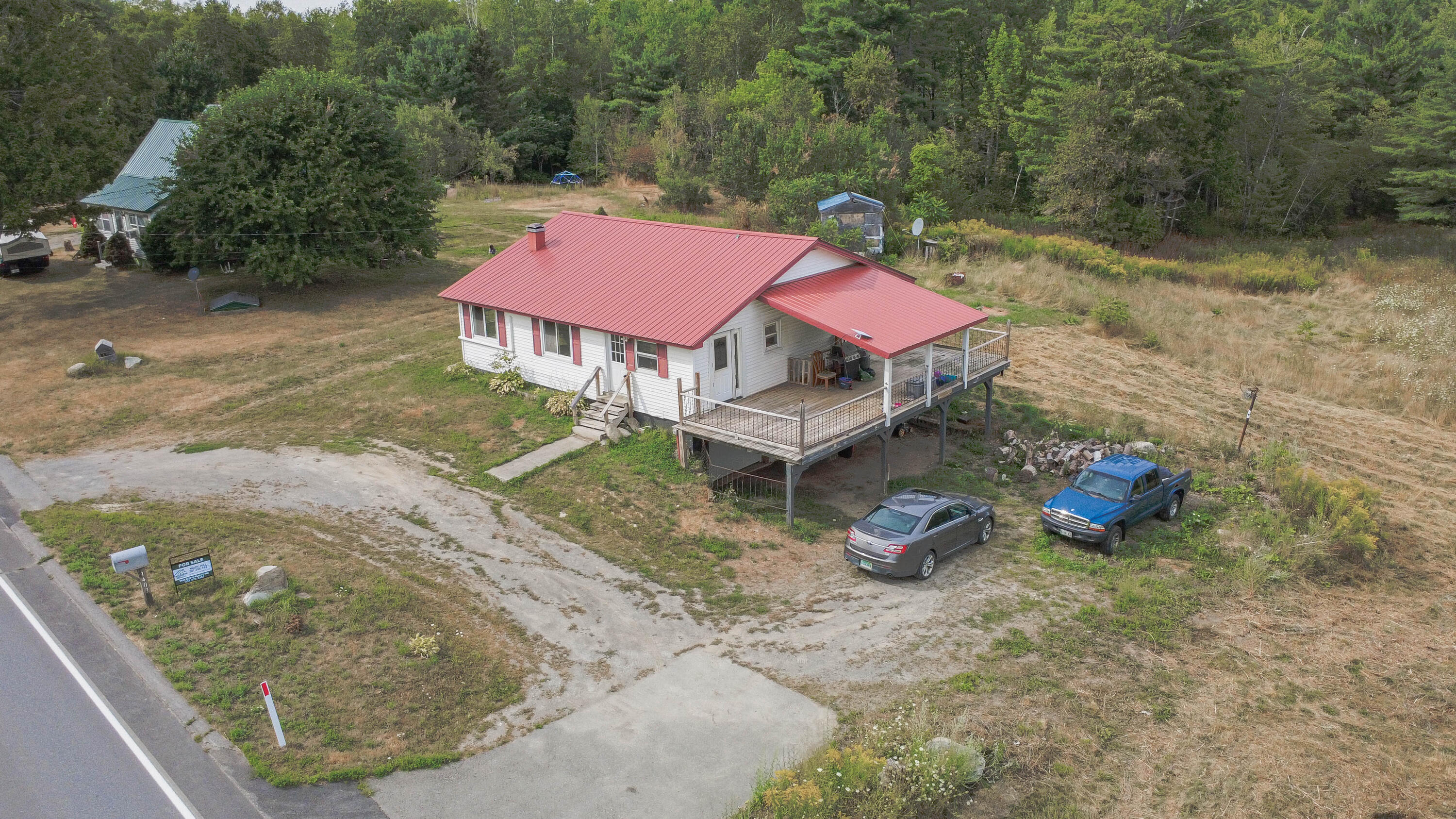 1407 Stage Road Etna, ME 04434 - Photo 19 of 20 Drone Exterior 1407 Stage Road, Etna ME