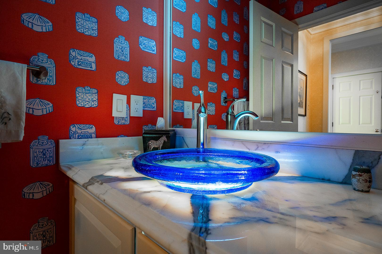 1241 Denbigh Lane Wayne, PA 19087 - Photo 11 of 94 Underlighted vessel sink