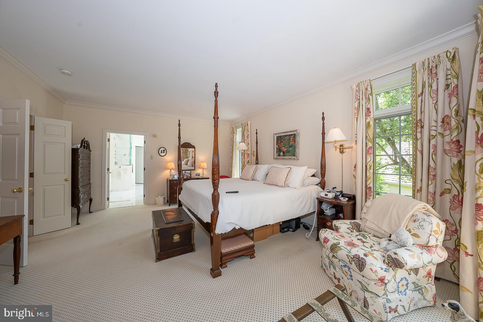 1241 Denbigh Lane Wayne, PA 19087 - Photo 15 of 94 a bedroom with furniture and a large window