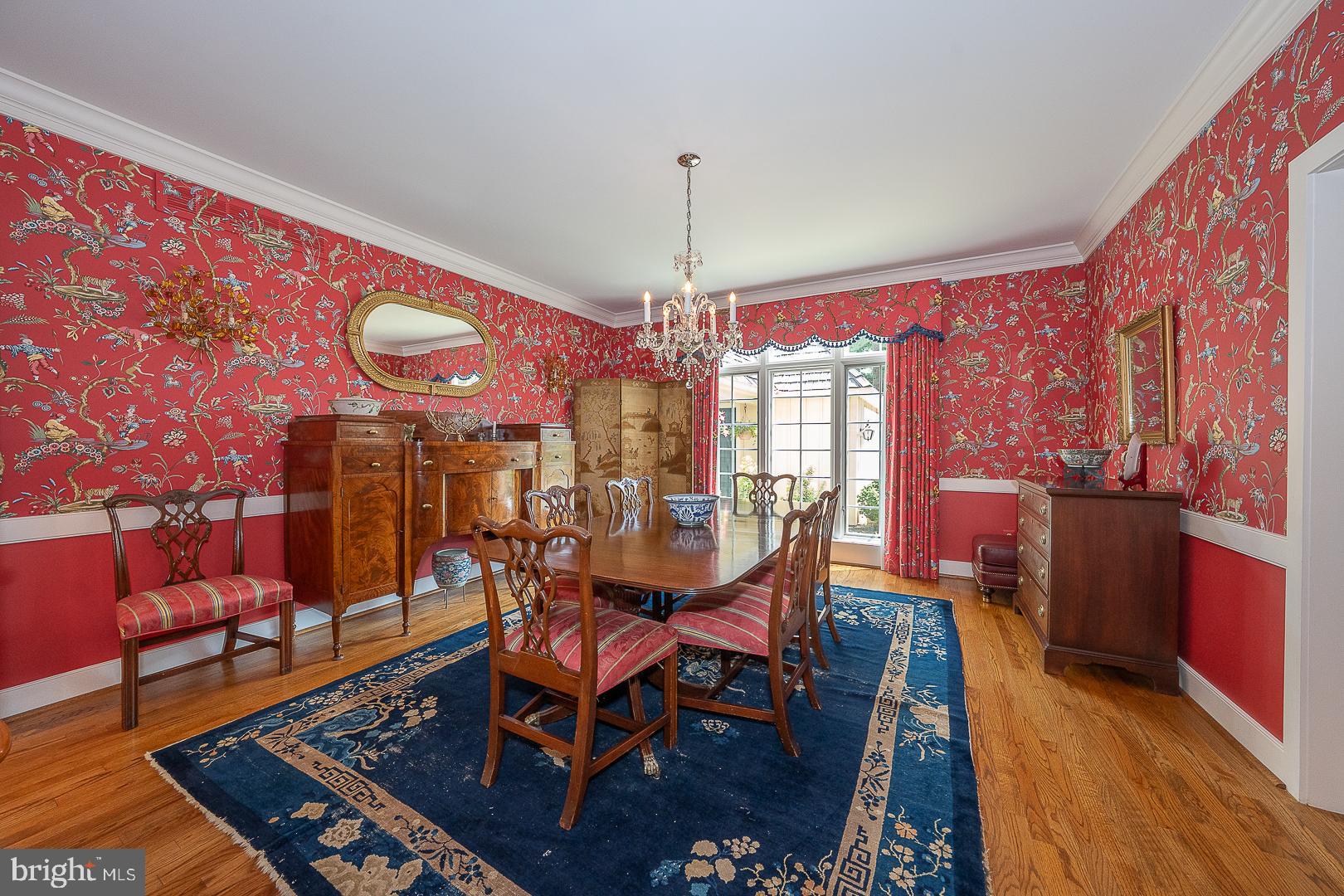 1241 Denbigh Lane Wayne, PA 19087 - Photo 26 of 94 a view of a dining room with furniture window and wooden floor
