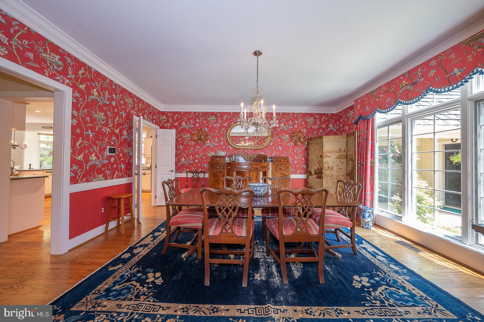 1241 Denbigh Lane Wayne, PA 19087 - Photo 27 of 94 a view of a dining room with furniture window and wooden floor