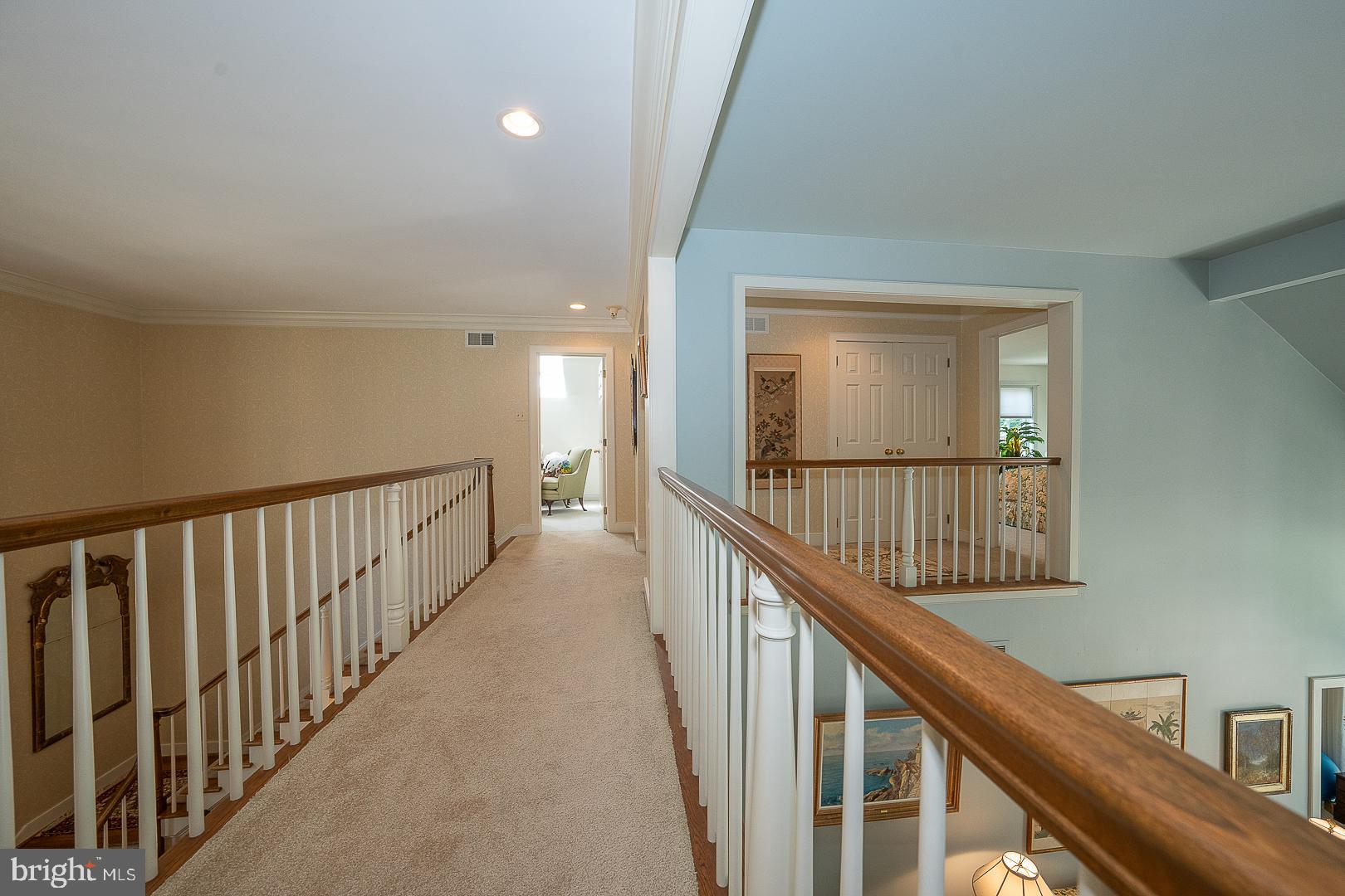 1241 Denbigh Lane Wayne, PA 19087 - Photo 62 of 94 a view of a hallway view with staircase