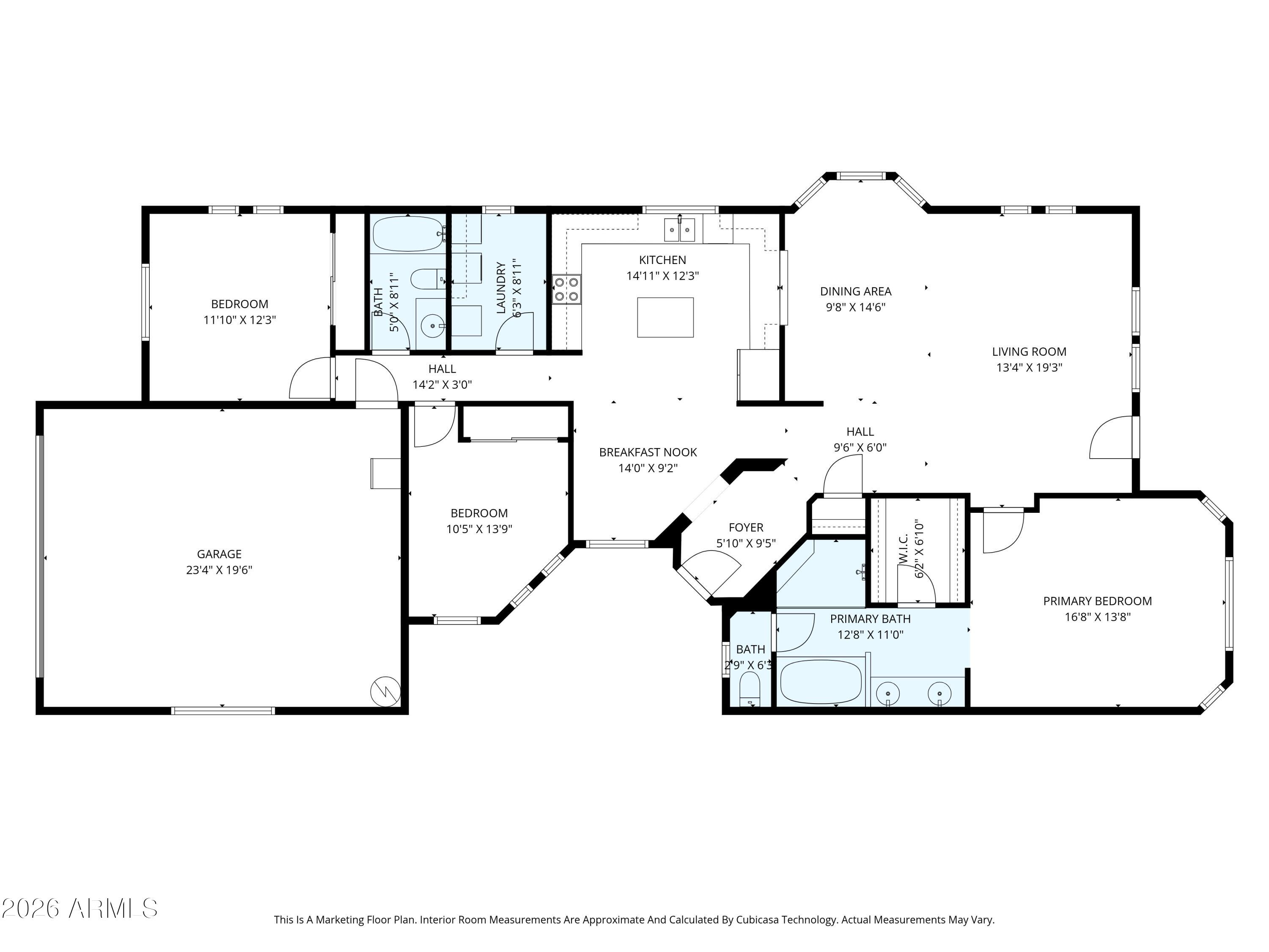 6202 East McKellips Road, Unit 107 Mesa, AZ 85215 - Photo 32 of 32 a picture of a floor plan
